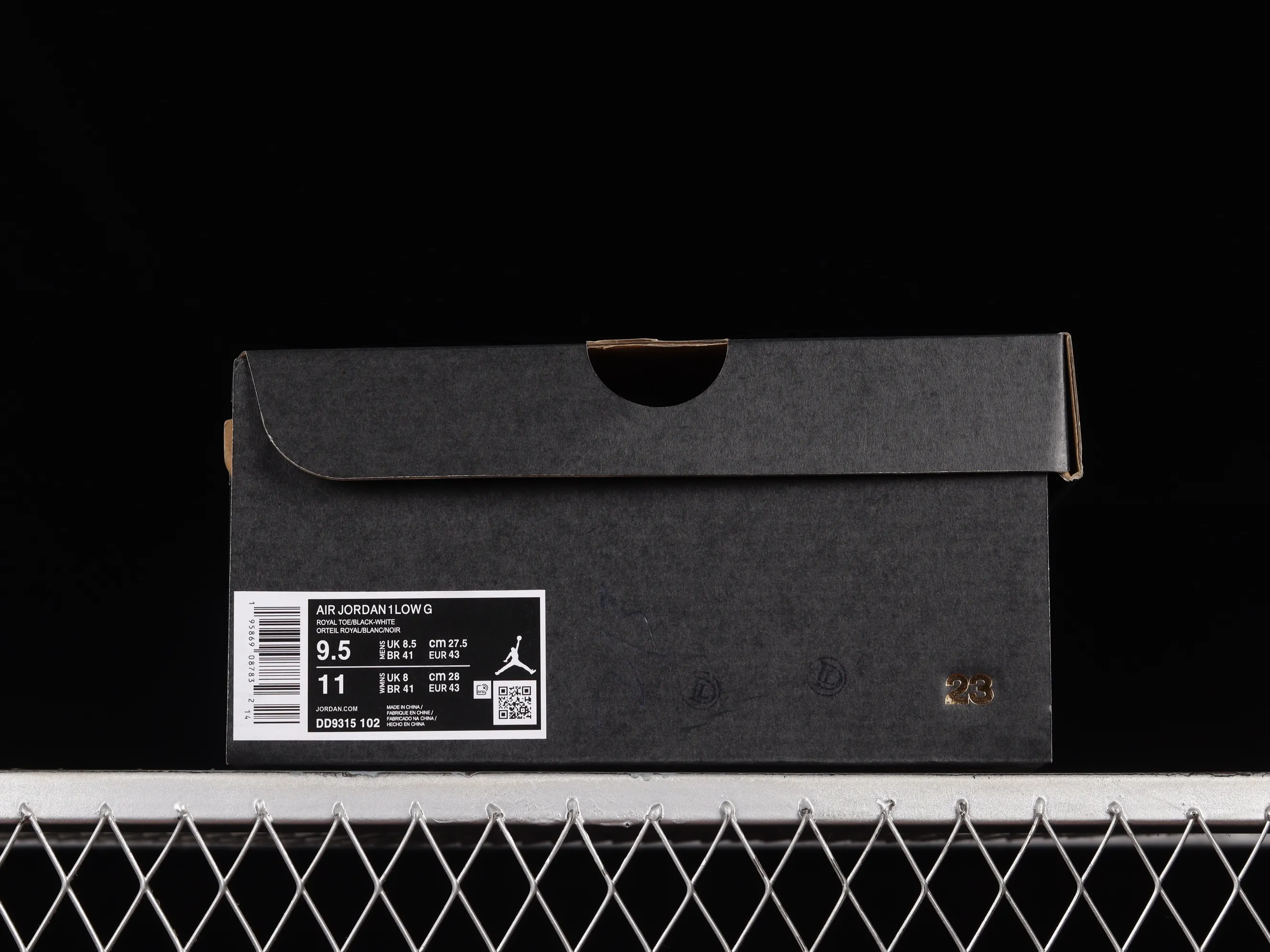 All categories Air Jordan Jordan series basketball shoes Air Jordan 1 Low Z version Air Jordan 1 Low Golf "Royal Toe" AJ1 Joe 1 new golf version black and blue toe DD9315-102